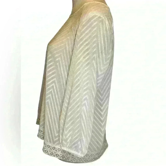 Eclair pip crew neck blouse size XSP - Picture 6 of 9